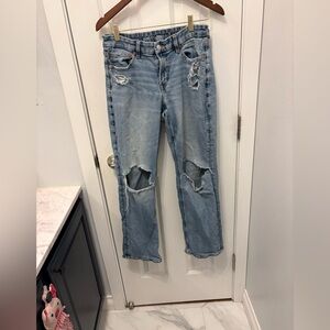 Distressed American Eagle Jeans